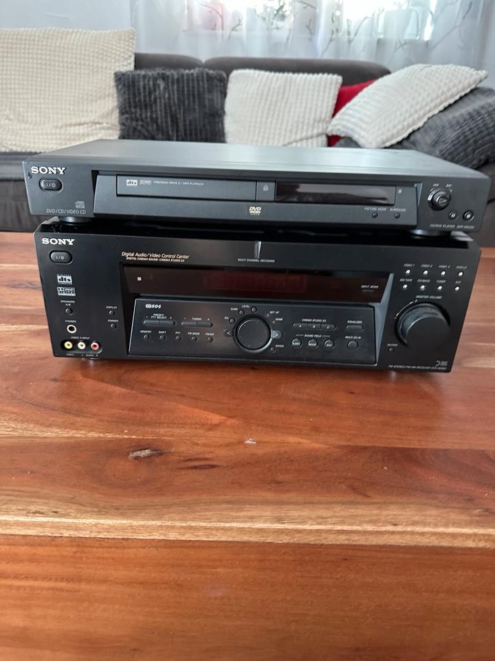 Sony Stereoanlage 5.1 mit CD Player und Subwoofer und Boxen in Hockenheim