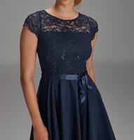 Swing Cocktailkleid Abendkleid  festlich Blau Gr. 40 Niedersachsen - Bad Bevensen Vorschau