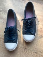 Coole Sneaker von Lacoste, Gr. 40,5.  Leder, blau Thüringen - Bad Köstritz   Vorschau