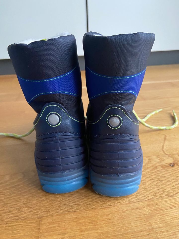 Winterschuhe Gr. 27 Lupilu LED Stiefel blau Kinderschuhe in Hofheim am Taunus