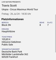 Travis Scott 26.07. Frankfurt Hessen - Kassel Vorschau
