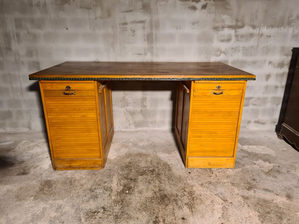 Vintage Holz Sekretär Kontor Schreibtisch Dobergo Loft Retro 50er in Osnabrück