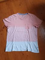 Edc T-Shirt Gr. M  regular fit rosa weiß Herren Sachsen - Werdau Vorschau