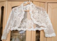 Damen Hochzeit Spitze Bolero für die Braut 3/4 langer Arm Sachsen - Dürrhennersdorf Vorschau