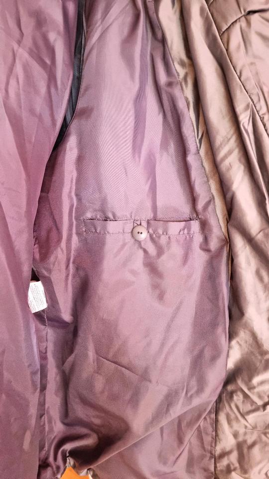 Gerry Weber Übergangs-/Steppjacke Damen Gr. 44 grau/silber in Schwerin