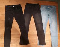 Jeans Jeggins Leggins H&M C&A 134 140 schwarz blau Bayern - Gersthofen Vorschau