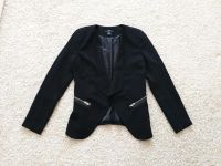 H&M Damen Blazer Gr. 36 schwarz ausgefallener Schnitt Brandenburg - Brieselang Vorschau