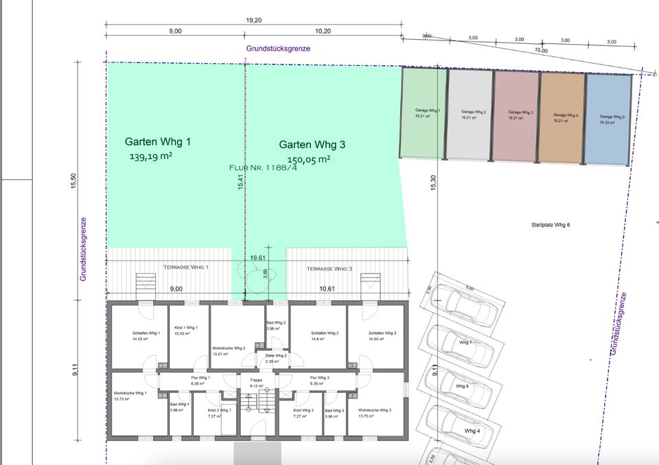 Helle 3 Zimmer ETW mit Garten (saniert, KfW 55) in Schwarzenfeld