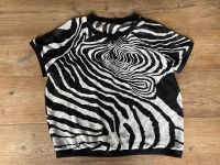 leichtes Shirt Bluse Damen Zebra schwarz weiß Gr. 36 Bayern - Gilching Vorschau