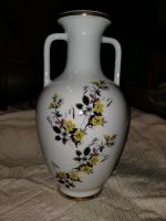 Blumenvase Vase mit Blumen-Druck Muster und goldenen Rand Bayern - Kollnburg Vorschau
