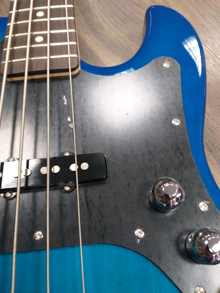 FGN Boundary Mighty Jazz Bass Transparent Blue Sunburst NEU! in Aachen