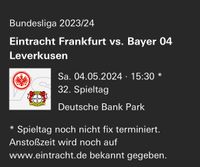 Suche Stehplätze Eintracht Frankfurt - Leverkusen Nordwestkurve Hessen - Marburg Vorschau