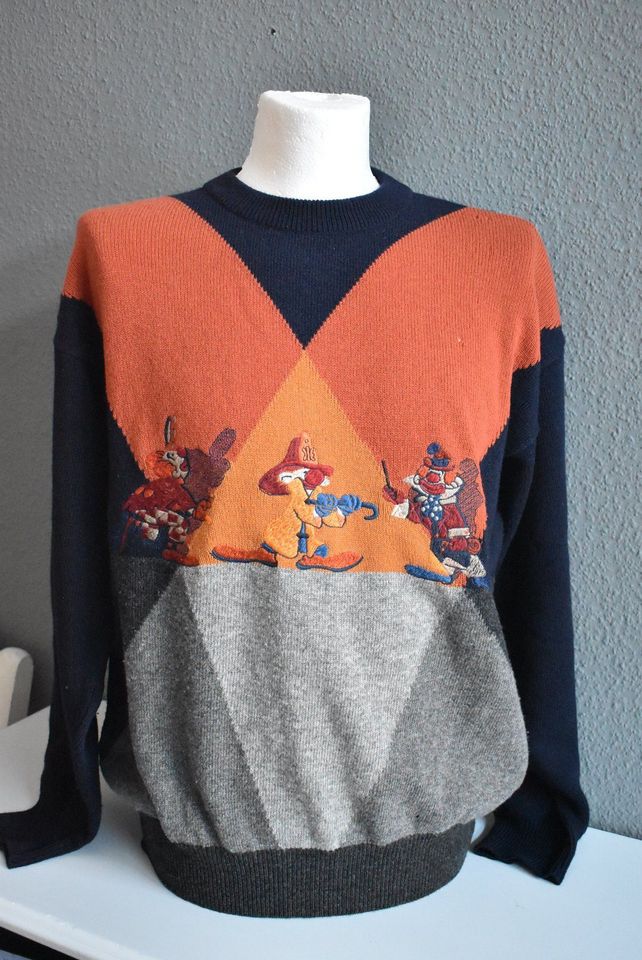 ICEBERG Disney Vintage Pullover Gr. XL m. kleinen Fehlern in Husum