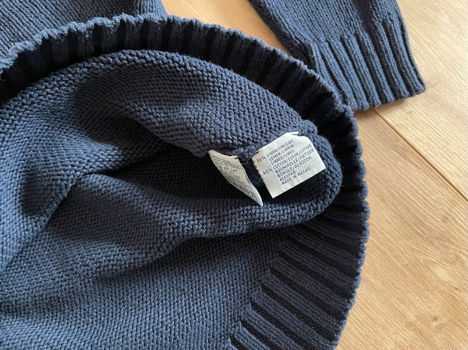 Polo Ralph Lauren Sweater Pullover Strick Wolle Blau M Gant in Mühldorf a.Inn