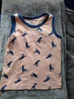 Unterhemd/ Tanktop, Dinos/Dinosaurier, H&M, Gr 98/104 Brandenburg - Hoppegarten Vorschau