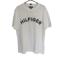 Tommy Hilfiger T Shirt Weis Logo print M Neu mit Etikett Mitte - Tiergarten Vorschau