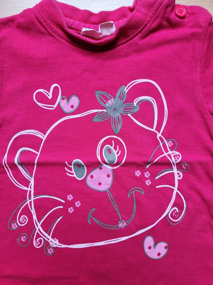 Mädchen T-Shirts Gr. 80 pink aus 1. Hand in Weilerswist