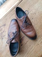 Ecco Schnürschuhe Halbschuhe Sneaker Melbourne Leder Braun 40 Nordrhein-Westfalen - Bornheim Vorschau