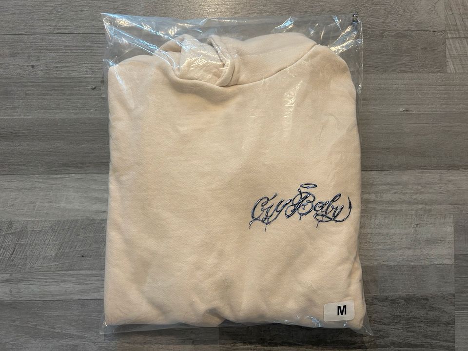 LIL PEEP CryBaby Raw Hoodie weiß Größe M Rose in good Faith USA N in Solingen