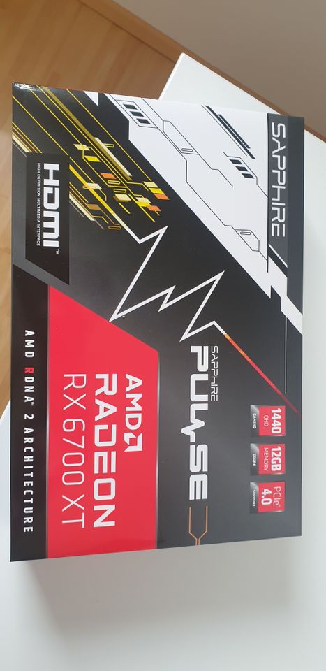 Grafikkarte Sapphire RX6700XT Pulse Neu in Neustadt a. d. Waldnaab