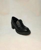 Minelli  Loafers Plateau Echtleder Schwarz Gr. 38 Nordrhein-Westfalen - Niederkassel Vorschau