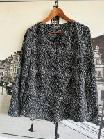 Montego - Blusenshirt - Schwarz Weiß Muster - Gr. 36 Leipzig - Schönefeld-Abtnaundorf Vorschau