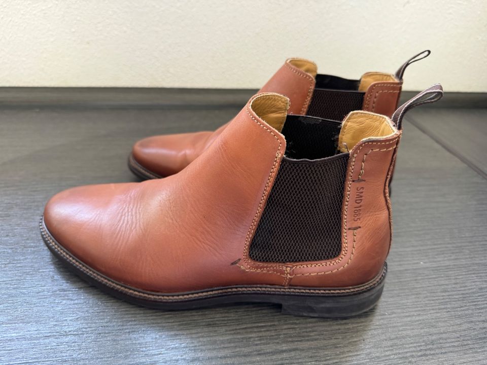 Salamander Herren Chelsea Boots Cognac 42 Leder in Wegberg