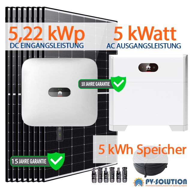 PV-Anlage komplett Huawei 5kW mit 5kW Speicher. inkl. Zustellung in Seelze