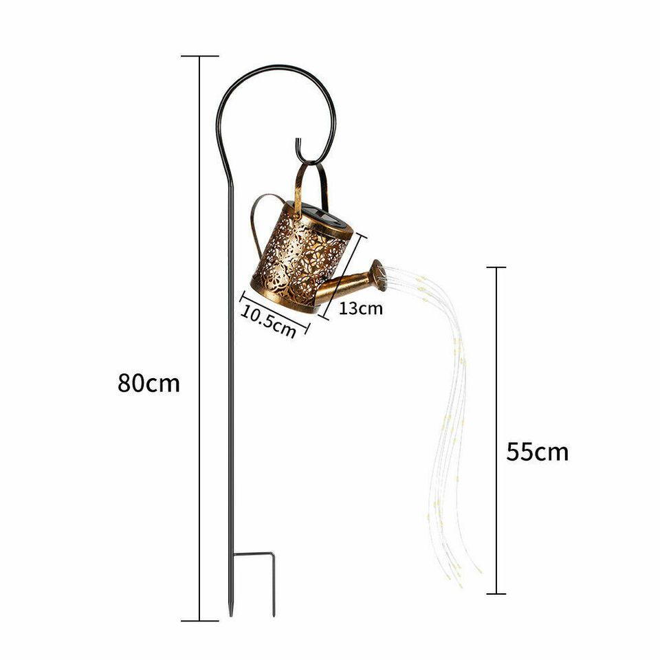 ✅NEU✅ Solarleuchte Solar Außenleuchte Gießkanne LED Wasserfall 1 in Berlin