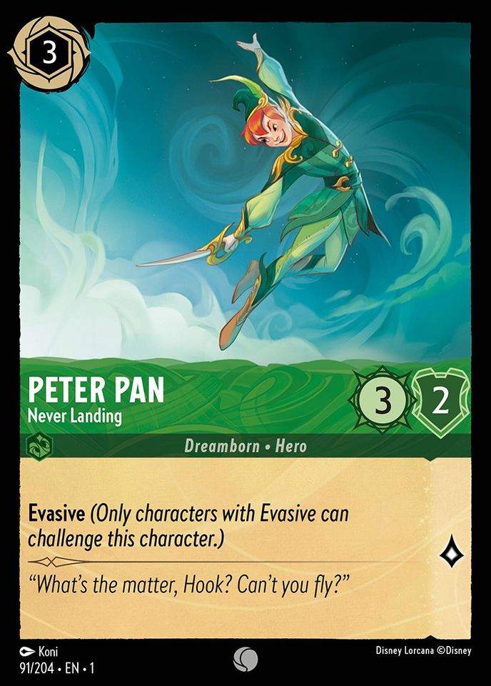 Disney Lorcana:The First Chapter - 4x Peter Pan #91 in Bubenreuth