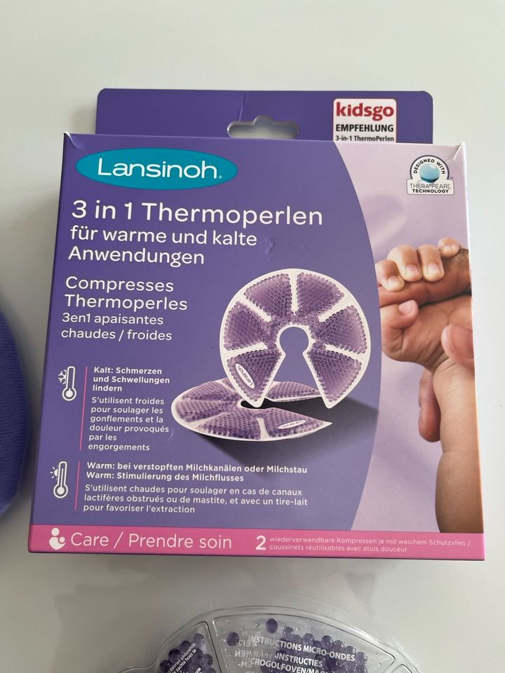 Wie Neu: 3 in 1 Thermoperlen Pads warm und kalt Lansinoh stillen in Hamburg