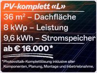 Solarmodule,Photovoltaik-Komplett „L“ für 48qm Dachfläche  8kWp Rheinland-Pfalz - Ingelheim am Rhein Vorschau