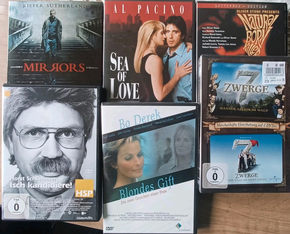 DVD Konvolut:Al Pacino Harpe Bo Derek: Thriller Komödie Action in Gera