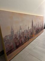 XXXL Öl Bild Gemälde Leinwand 180x60x4 cm New York Skyline USA Nordrhein-Westfalen - Troisdorf Vorschau