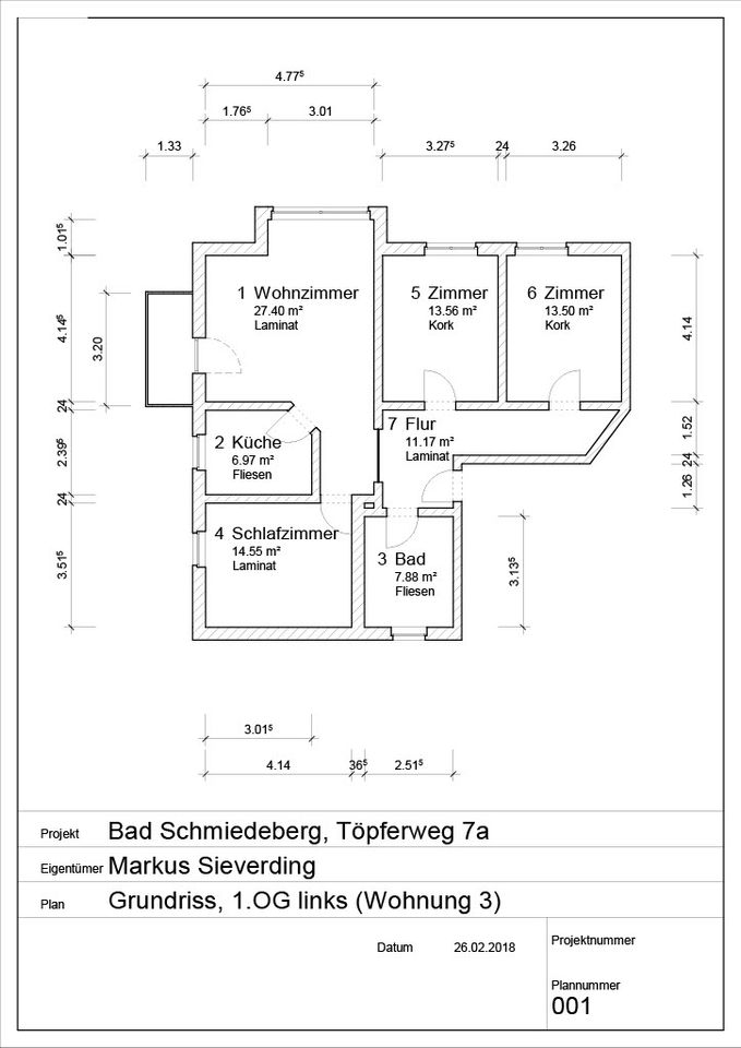 Helle, geräumige 4-Raumwohnung * 3D Rundgang * in Bad Schmiedeberg