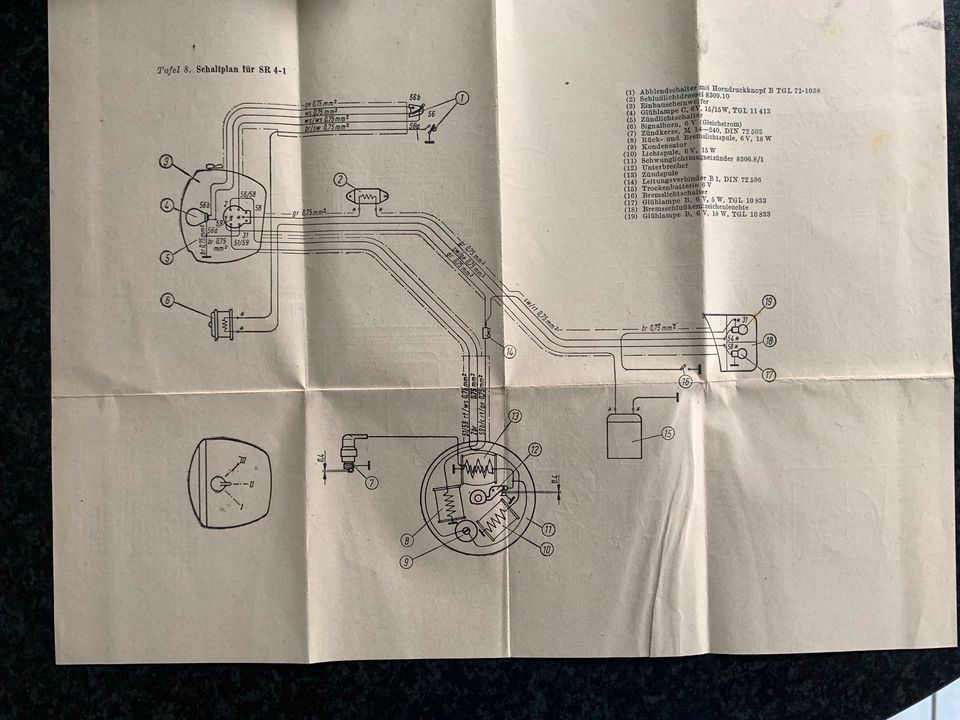 Betriebsanleitung+Garantieheft Simson Spatz, Ausgabe 1966 in Grevesmuehlen