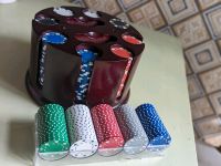 Pokerchips 300 Stück mit drehbarer Halterung Mitte - Gesundbrunnen Vorschau
