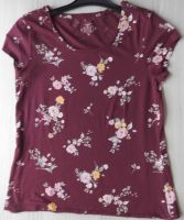 Shirt, lila mit Blumenmuster, kurzärmelig, Gr. XL Nordrhein-Westfalen - Velbert Vorschau