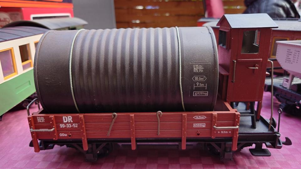 LGB Niederbordwagen m.BrH. Piko,Märklin Gartenbahn in Remse