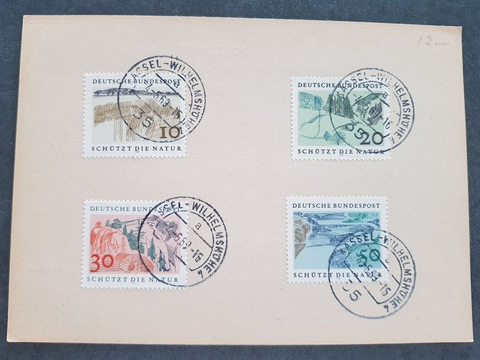 Briefmarken Sets "Ersttagstempel" in Vellmar