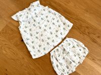 Wie neu - Kleid musselin Petit Bateau 81 / 80 Hose Blumen weiß Baden-Württemberg - Affalterbach   Vorschau