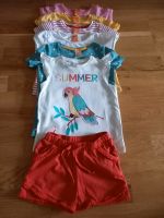 Mädchen 6 T-shirts und 1 Shorts Gr 98 Hessen - Darmstadt Vorschau