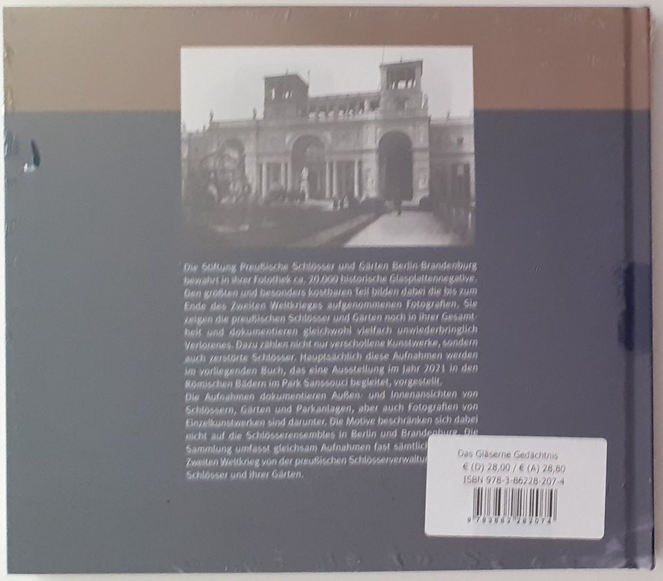 Das gläserne Gedächtnis Preußische Schlösser in histor. Ansichten in Berlin