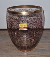 Ludwig Meltzer Glas Vase Lila Gold mit Aufkleber Bayern - Stein Vorschau