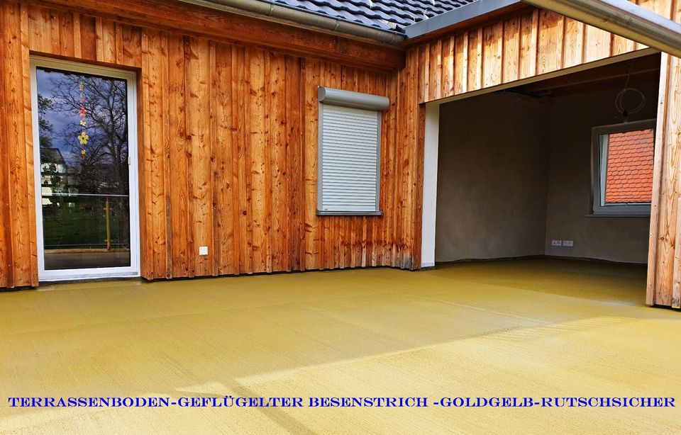 Flügelglätten-Designböden-farbige Böden-Betonböden in Wilthen