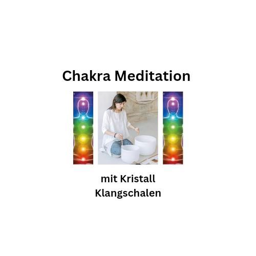 Meditation mit Kristall Klangschalen 7. Chakra bis 1. Chakra in Donauwörth
