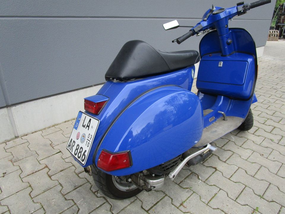 Vespa P 200 e - 38 PS - UMBAU - Eintragung in Eching (Niederbay)