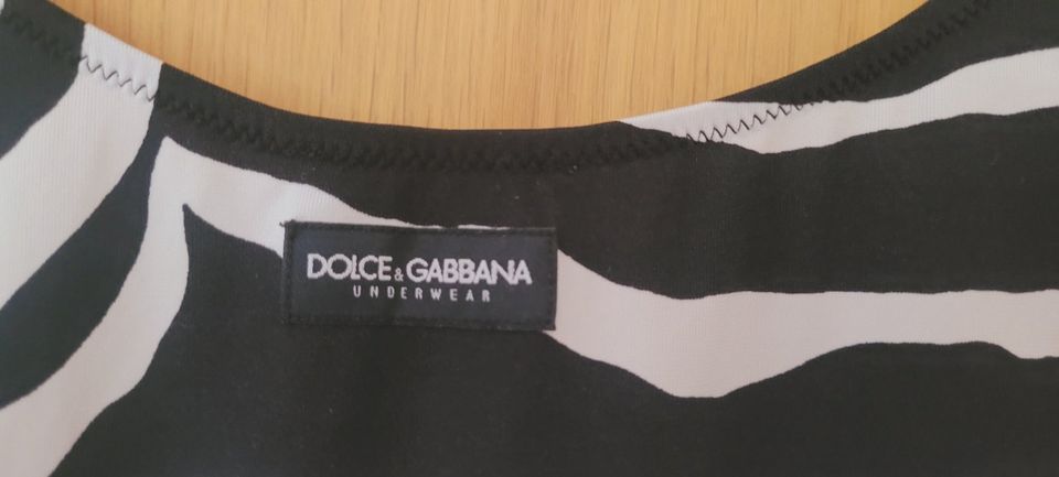 Dolce & Gabbana Zebra Druck Tank Top, ORIGINAL, Gr., S in Frankfurt am Main