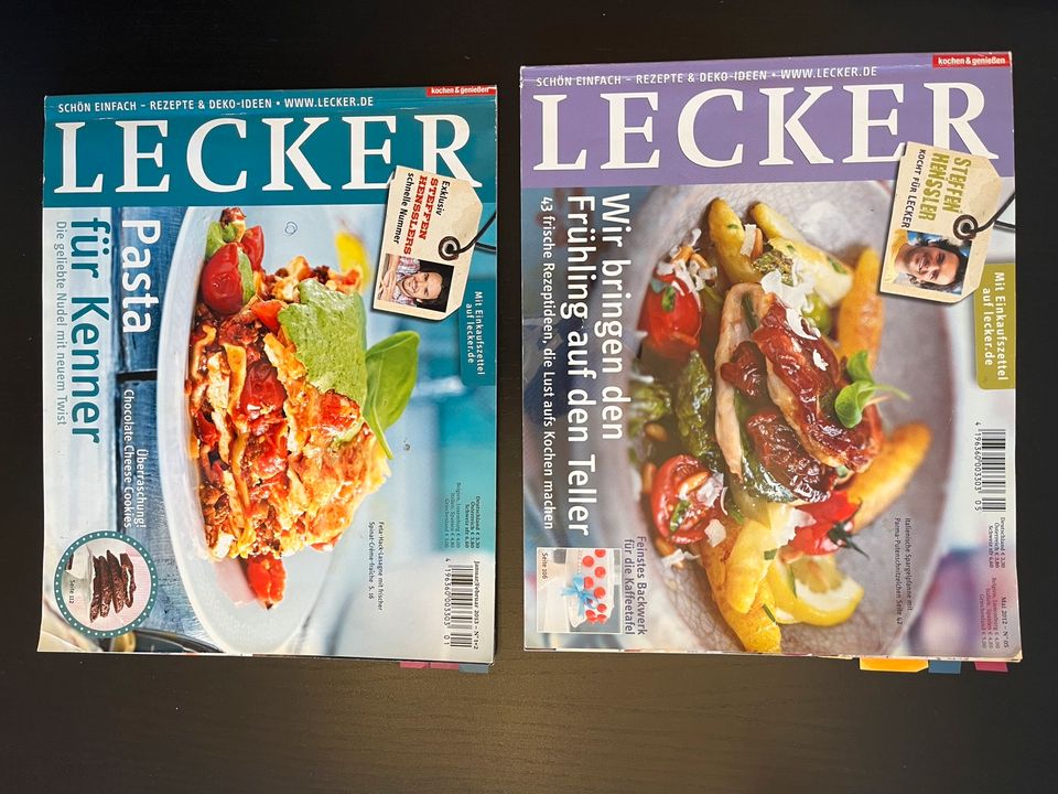 9 Zeitschriften Lecker Kochzeitschrift Kochen Rezepte Inspiration in Düsseldorf