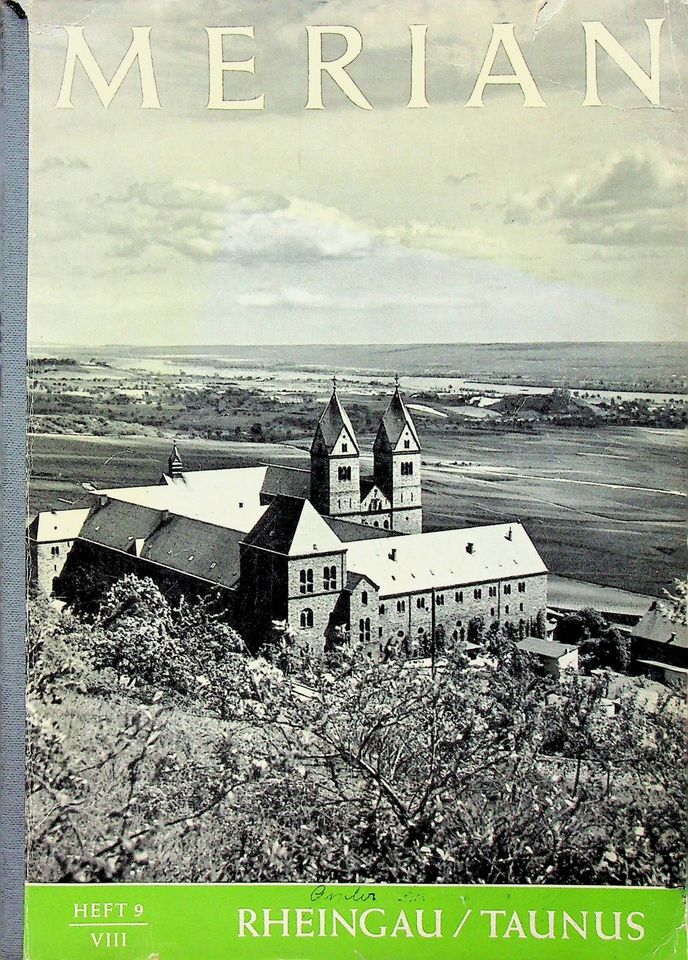 Merian-Heft 9 - VIII "Rheingau/Taunus" (1955) in Bad Harzburg